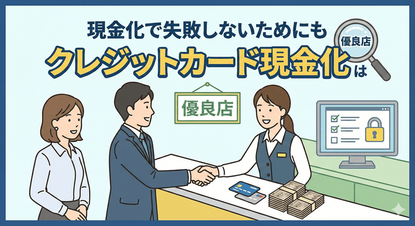 現金化で失敗しないためにもクレジットカード現金化優良店は要チェック！