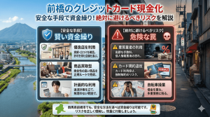 前橋クレジットカード現金化安全な手段で資金繰り！絶対に避けるべきリスクを解説
